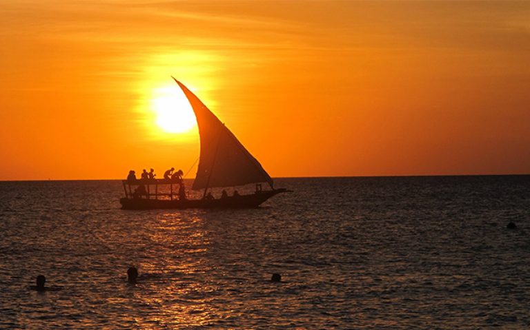 sunset-dhow
